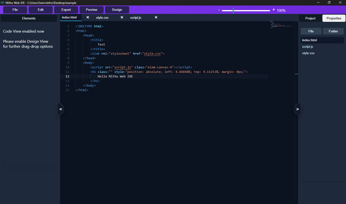 Screenshot