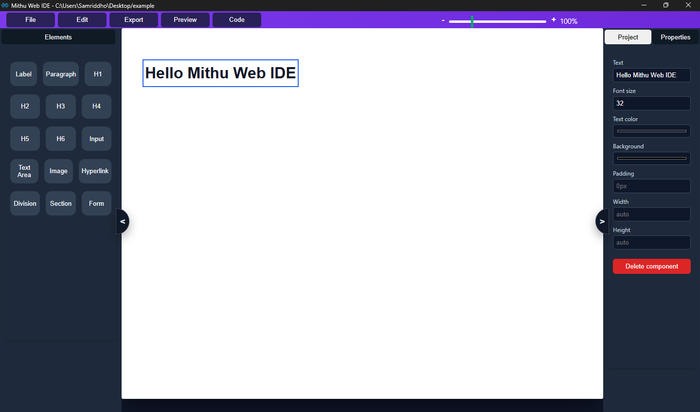 Screenshot
